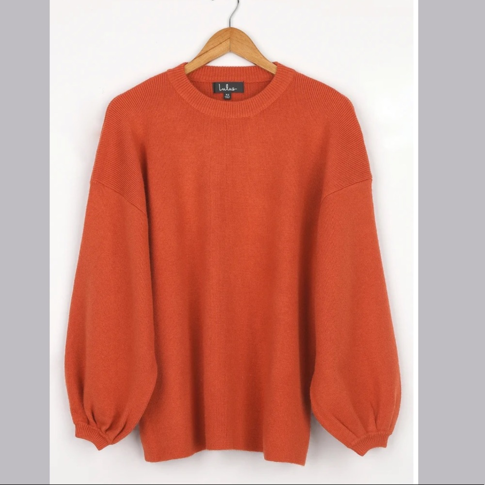 Lulu’s oversized balloon sleeve tunic sweater - Picture 2 of 4